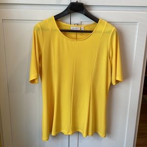 Susan Graver Modern Essentials liquid knit fit and flare top